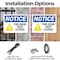Signmission Fire Door Keep Closed OSHA Notice Sign, Plastic, 10in W x 7in L, 2PK OS-2PACK-NS-P-710-L-15661 - alternate 4